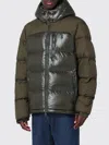 Polo Ralph Lauren Military Green Down Jacket In Brown