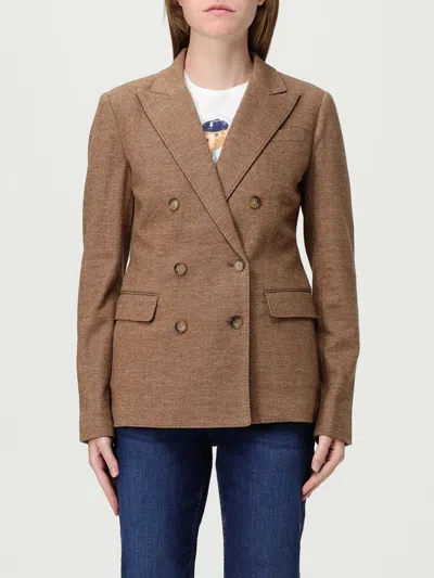 POLO RALPH LAUREN JACKET POLO RALPH LAUREN WOMAN COLOR BROWN,H27336032