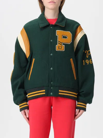 POLO RALPH LAUREN JACKET POLO RALPH LAUREN WOMAN COLOR GREEN,H45632012