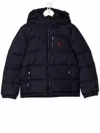 Polo Ralph Lauren Jacket With Embroidered Logo In Blu