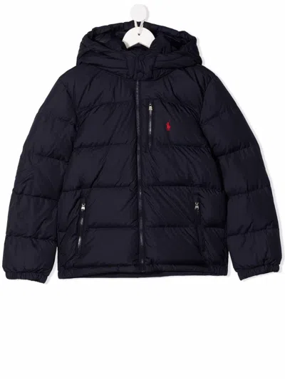 Polo Ralph Lauren Kids' Jacket With Embroidered Logo In Blu