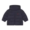 Polo Ralph Lauren Jacket With Embroidered Logo In Blu