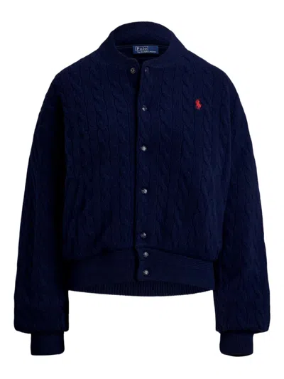 Polo Ralph Lauren Jacket With Logo In Blue