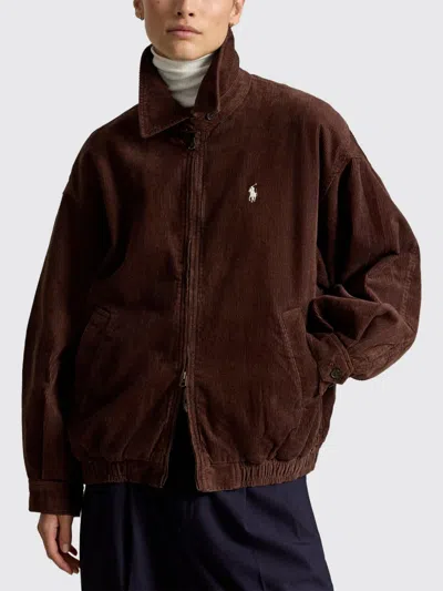 Polo Ralph Lauren Jacket Woman Color Brown