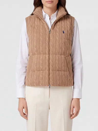 Polo Ralph Lauren Jacket Woman Color Brown In Multi