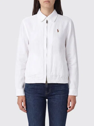 Polo Ralph Lauren Jacket Woman In White