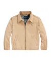 Polo Ralph Lauren Bayport Cotton Bomber Jacket In Nude