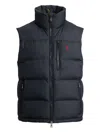 Polo Ralph Lauren Mens Annual Core Padded Regular-fit Recycled-polyester-down Gilet Polo Black In Black