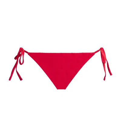 Polo Ralph Lauren Jacquard Bikini Briefs In Red