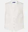Polo Ralph Lauren Linen Vest In White