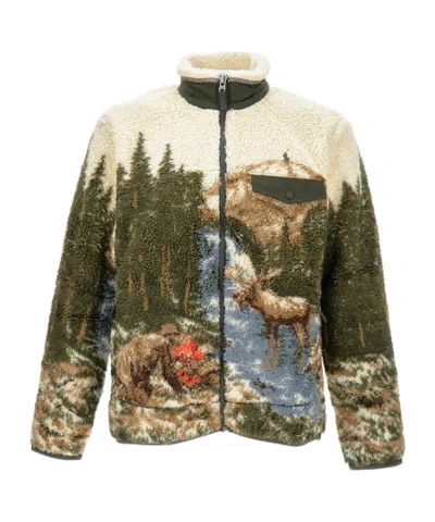 POLO RALPH LAUREN HIGH-COLLAR FLEECE JACKET