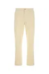 Polo Ralph Lauren Stretch Corduroy Trousers With Pockets And Loops In Yellow