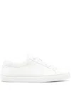 Polo Ralph Lauren Jermain Lux Leather Sneakers In White