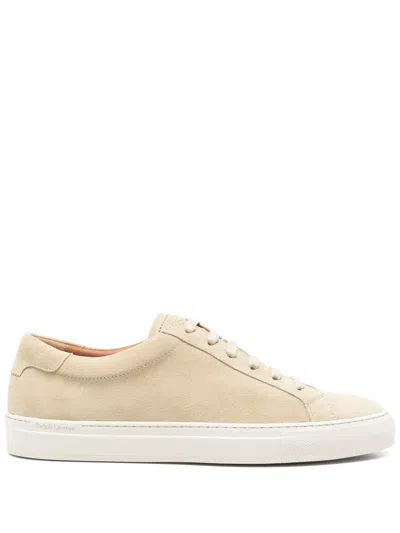 Polo Ralph Lauren Jermain Lux Sneakers In Neutrals