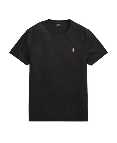 Polo Ralph Lauren Jersey Crewneck T-shirt In Black