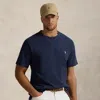 Polo Ralph Lauren Jersey Crewneck T-shirt In Cruise Navy