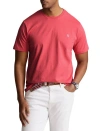 Polo Ralph Lauren Jersey Crewneck Tee In Pale Red