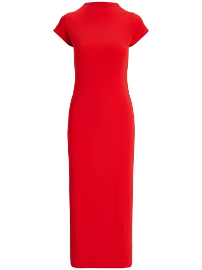 Polo Ralph Lauren Jersey Dress In Red