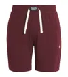 Polo Ralph Lauren Logo-embroidered Cotton Pyjama Shorts In Burgundy