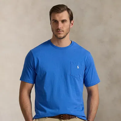 Polo Ralph Lauren Jersey Pocket T-shirt In Embayment Blue