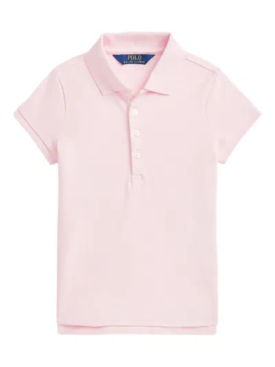 Polo Ralph Lauren Kids' Jersey Polo Shirt In Pink