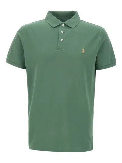 Polo Ralph Lauren Jersey Polo Shirt In Green