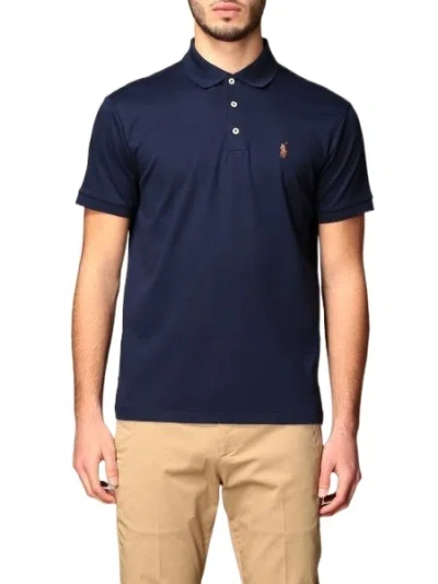 Polo Ralph Lauren Jersey Polo Shirt In Black