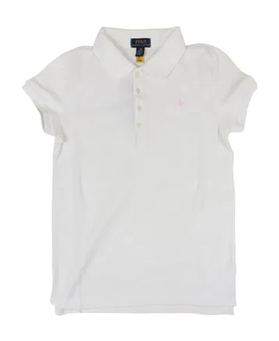 Polo Ralph Lauren Embroidered-logo Polo Shirt In White