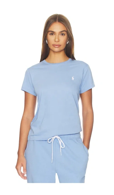 Polo Ralph Lauren Jersey Short Sleeve Crew Neck T-shirt In Baby Blue