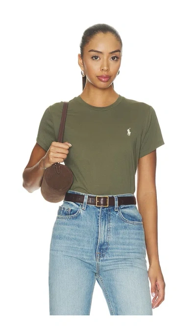 Polo Ralph Lauren Jersey Short Sleeve Crew Neck T-shirt In Green