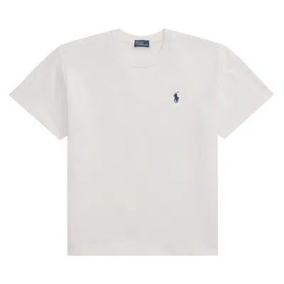 Pre-owned Polo Ralph Lauren Jersey Short-sleeve T-shirt 'white' | Women's Size Xl