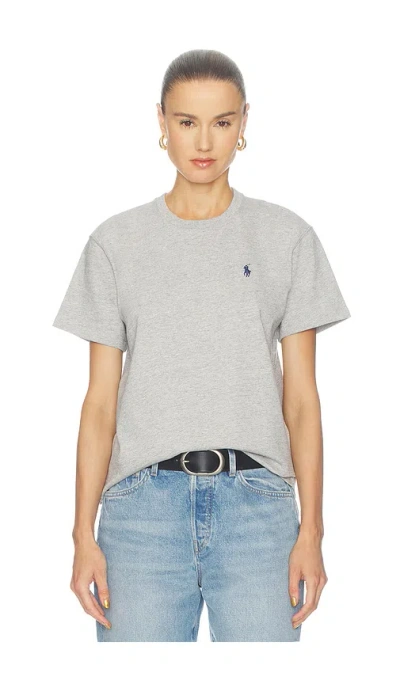 Polo Ralph Lauren Jersey Short Sleeve Tee In Gray
