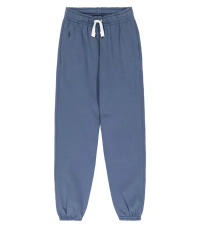 Polo Ralph Lauren Kids' Jersey Sweatpants In Capri Blue/c7975