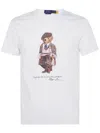 Polo Ralph Lauren Mens White Polo Bear Graphic-print Cotton-jersey T-shirt Xxl In White