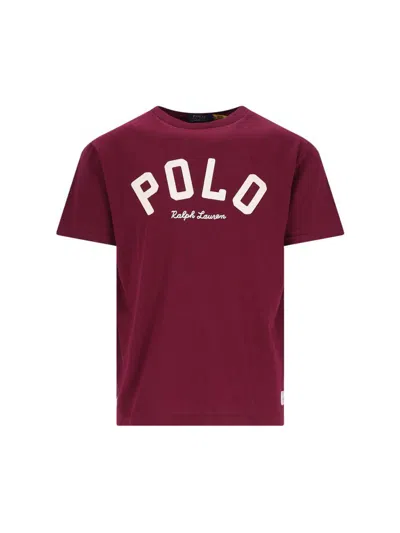 Polo Ralph Lauren Logo-print T-shirt In Red