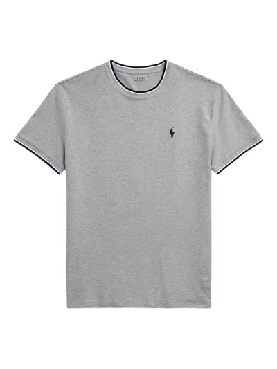 Polo Ralph Lauren T-shirt Aus Jersey In Gray