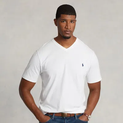 Polo Ralph Lauren Jersey V-neck T-shirt In White