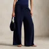 Polo Ralph Lauren Jersey Wide-leg Drawstring Pant In Ink