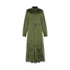 Polo Ralph Lauren Jessica Cotton Shirt Dress In Green