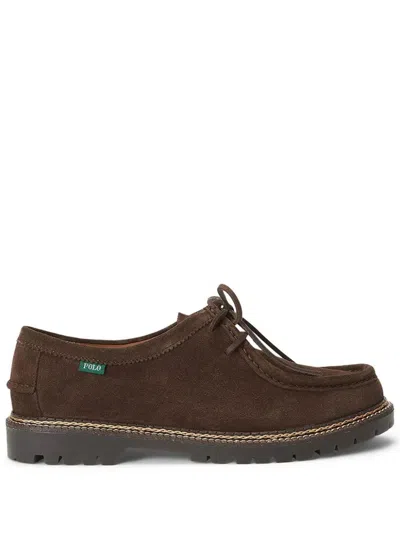 Polo Ralph Lauren Jett Lace-up Shoes In Brown