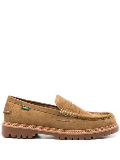 Polo Ralph Lauren Jett Loafers In Brown