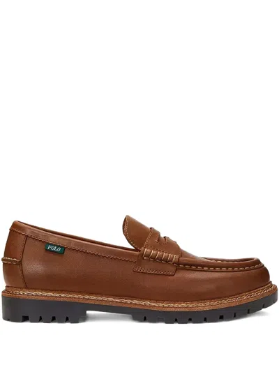 Polo Ralph Lauren Jett Loafers In Brown