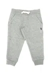 Polo Ralph Lauren Boys Grey Cotton Fleece Joggers In 004