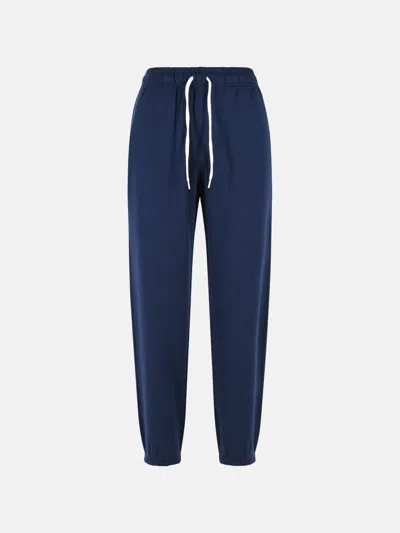 Polo Ralph Lauren 'jogger' Navy Cotton Blend Pants In Blue