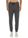 Polo Ralph Lauren Tapered Jogger Pants With Drawstring Waist And Ribbed Cuffs In Gray