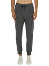 Polo Ralph Lauren Tapered Jogger Pants With Drawstring Waist And Ribbed Cuffs In Gray