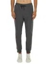 Polo Ralph Lauren Trousers Featuring Elastic Waistband And Ribbed Cuffs In Gray
