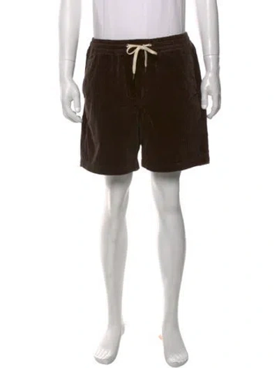 Pre-owned Polo Ralph Lauren Jogger Shorts In Brown