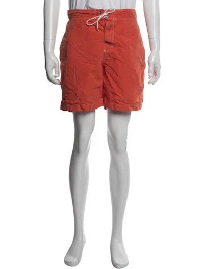 Pre-owned Polo Ralph Lauren Jogger Shorts In Orange