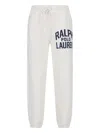 Polo Ralph Lauren Cotton Joggers With Elastic Waistband And Pockets In White